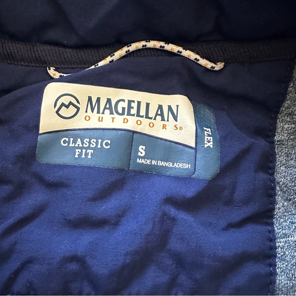 Magellan Outdoors Purple Quilted 1/4 Button Pullover Size S - Picture 10 of 16